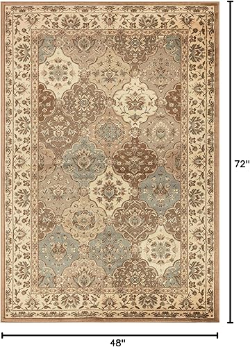 Miniatura 2 de BNM - Alfombra grande para interiores, perfecta para sala de estar, entrada, sótano, dormitorio, cocina, oficina, cubierta de suelo oriental,