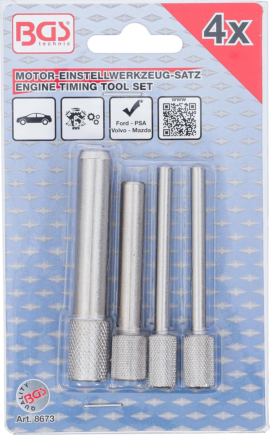 BGS 8673 engine tuning kit for Ford TDCI/PSA Hdl/Mazda D 1.4 and 1.6