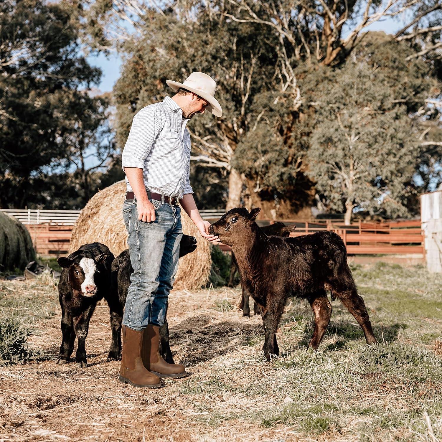 HISEA NINGO Steel Toe Work Boots for Men, Waterproof Slip on Wellington Boots with Full-grain Leather, Oil and Slip Resistant, Soft Toe Pull on Safety Boots for Men, for Construction Working Welding - Image 6