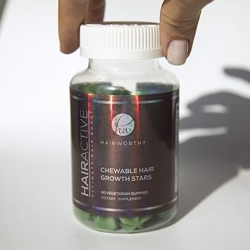 Hair Vitamins | Hair Growth Vitamins | Hair chewables for Growth and Hair Loss | Hair Gummies | Hair Supplements for Women | Hair Gummies for Hair Growth (2 Months Supply, Mixed Berry)