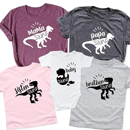 Miniatura 2 de Sister Saurus Shirt, Brother Saurus Shirt, Funny Kids Dinosaur T-Shirts, Youth Sistersaurus Shirt, Brothersaurus Shirt, New Sister Shirt, New