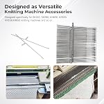 50Pcs Knitting Needles Knitting Machine Needle Steel Needles Set Weaving Needles Knitting Machines Accessories Sewing Craft Tools for Brother KH820 KH830 KH860 KH881 KH868 KH940 KH970