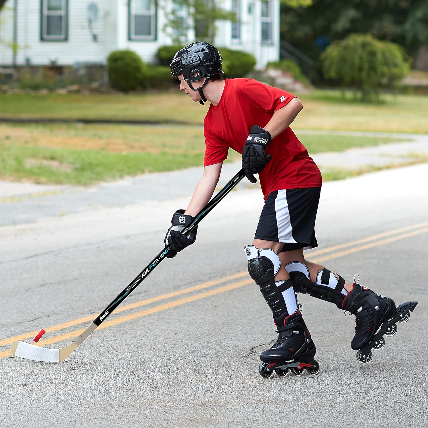 Franklin Sports NHL Kids Street Hockey Sticks - Youth, Junior + Senior Sticks - Right + Left Handed - 40", 48" + 56"