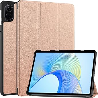 for Honor Pad X9 Tablet 11.5 INCH 2023 Released Case, Lightweight Slim Leather Protective Covers with Trifold Stand Feature Fit Huawei Honor Pad X9/X8 PRO 11.5 inch Tablet - Rose Gold