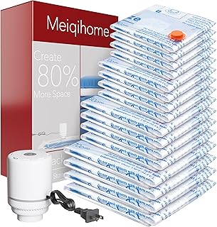 16 Pack Vacuum Storage Bags with Electric Air Pump,4 jumbo, 