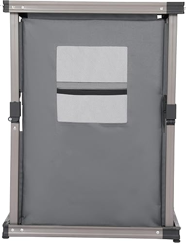 Miniatura 14 de TIMBER RIDGE Estación de cocina de aluminio portátil ligera resistente al calor, mesa plegable para barbacoa, picnic, patio trasero, gris