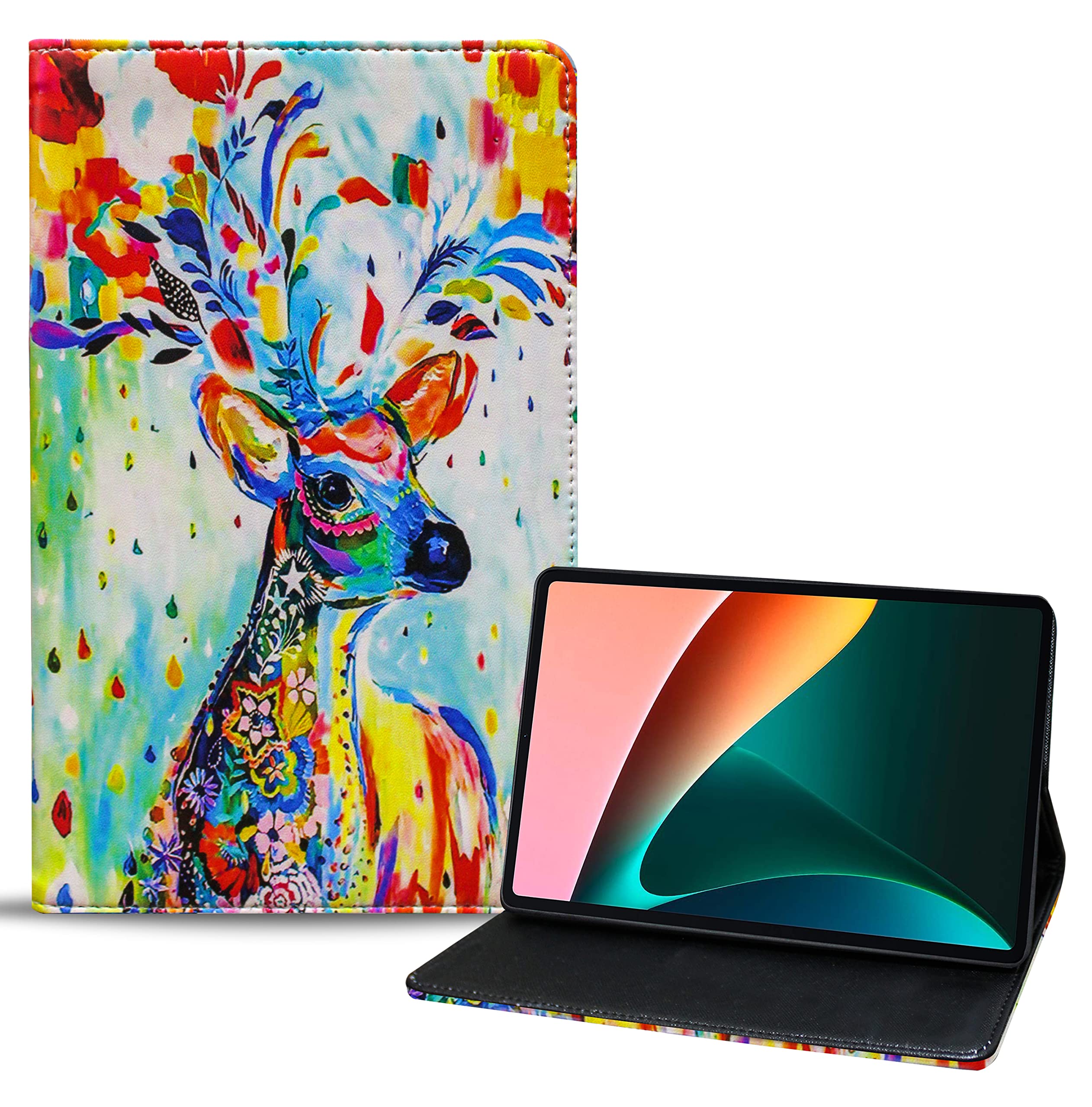 TGK Printed Classic Design Leather Folio Flip Case with Viewing Stand Protective Cover for Xiaomi Pad 5 11.0 inch (Deer-Painting) (B0B4D7QDLR) Amazon Price History, Amazon Price Tracker