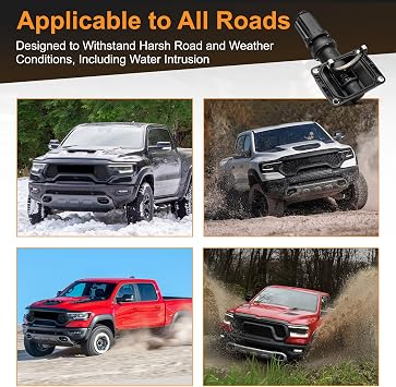 4x4 Differential Axle Actuator 4WD Hub Lock Actuator Compatible with Dodge Ram 1500 Replaces Part Number 600-399 52114387AF 68399418AA Separating Actuator with Shift Fork Pad