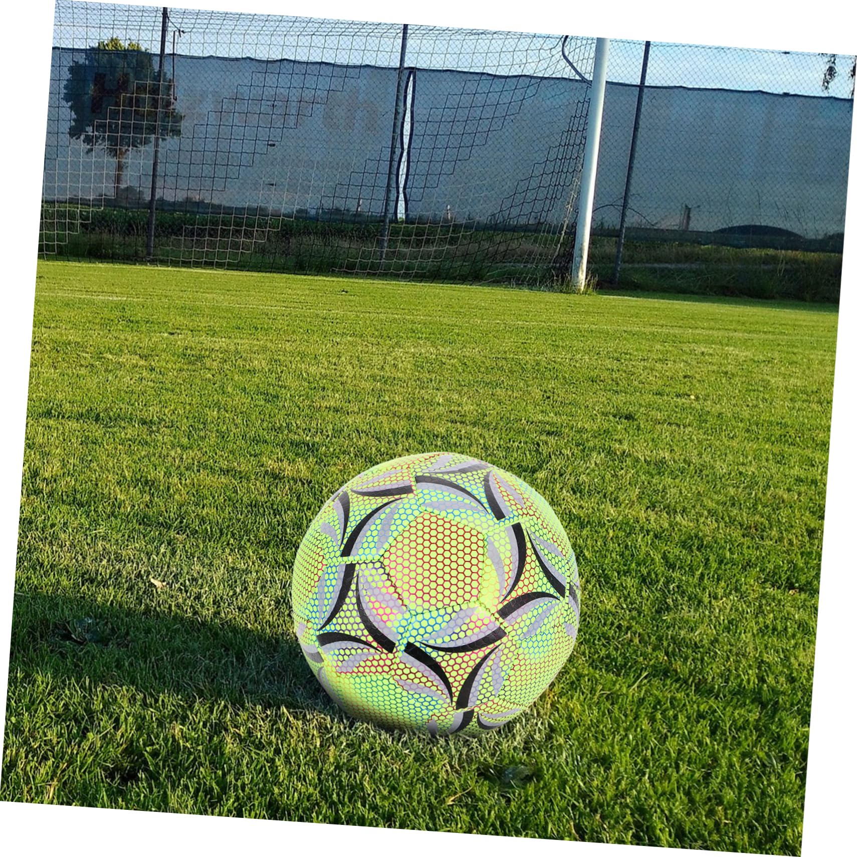 Pelota de Fútbol Nocturna de Entrenamiento para Jóvenes Fútbol de Competición con Efecto y Alta Durabilidad para Partidos Diurnos y