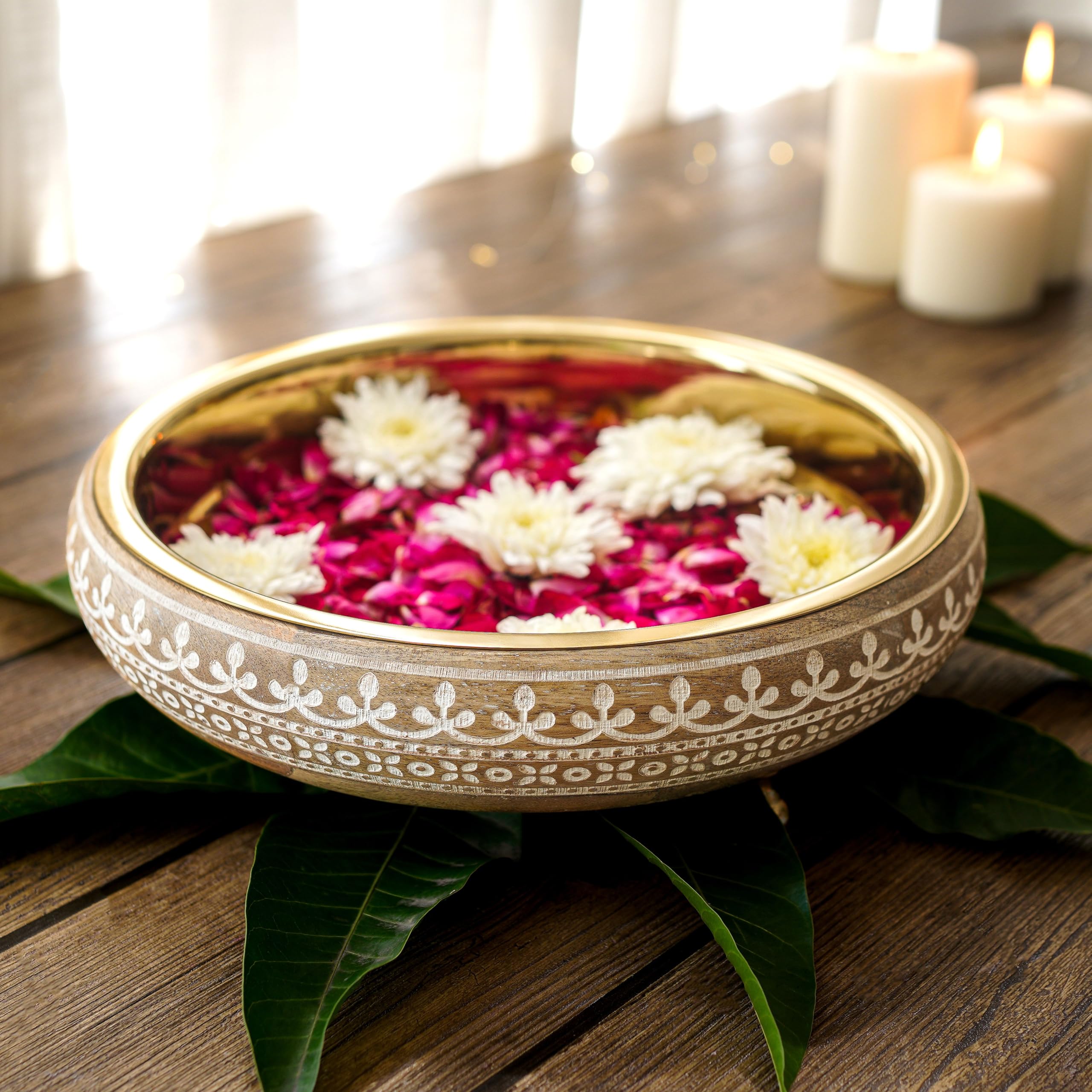 BEHOMA Wooden Urli - Traditional Home Decor -8