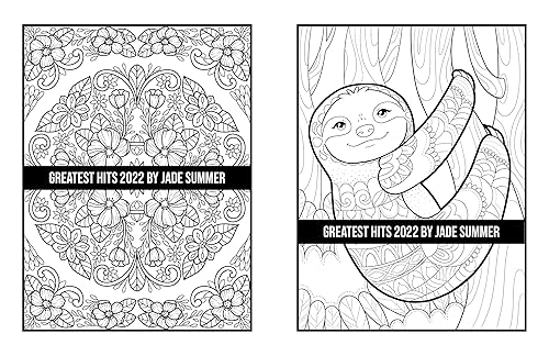 Miniatura 18 de Greatest Hits An Adult Coloring Book with the 100 Best Pages from the Jade Summer Collection