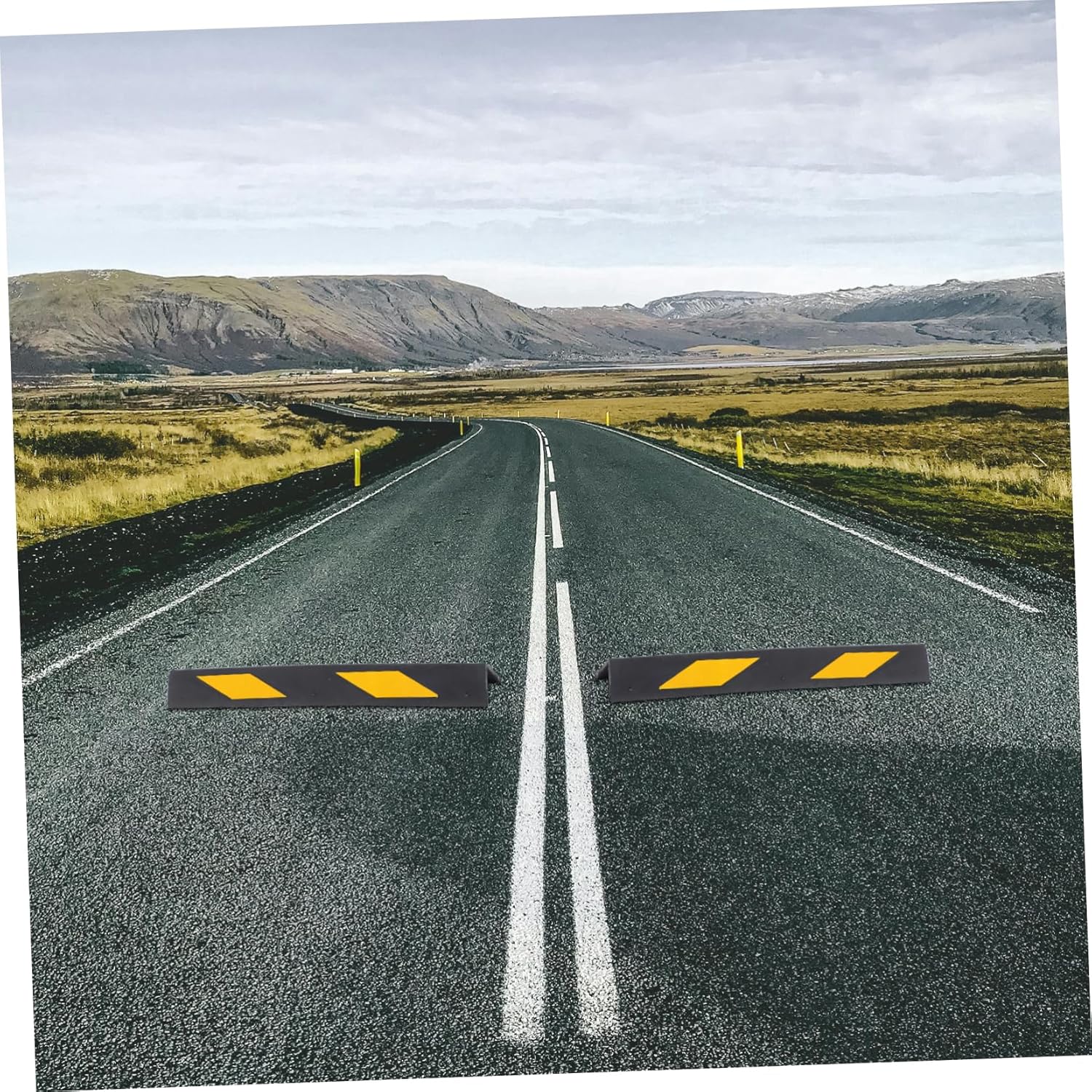 Reflective Rubber Corner Guards for Garage Walls Durable Column Protector for Parking Lots and Commercial Spaces Easy Self Adhesive Installation and Design