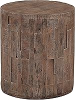 Vista 7 de Ball & Cast Juego de 1 mesa auxiliar de cuerda de cáñamo, mesa auxiliar de concreto, taburete de dos tonos