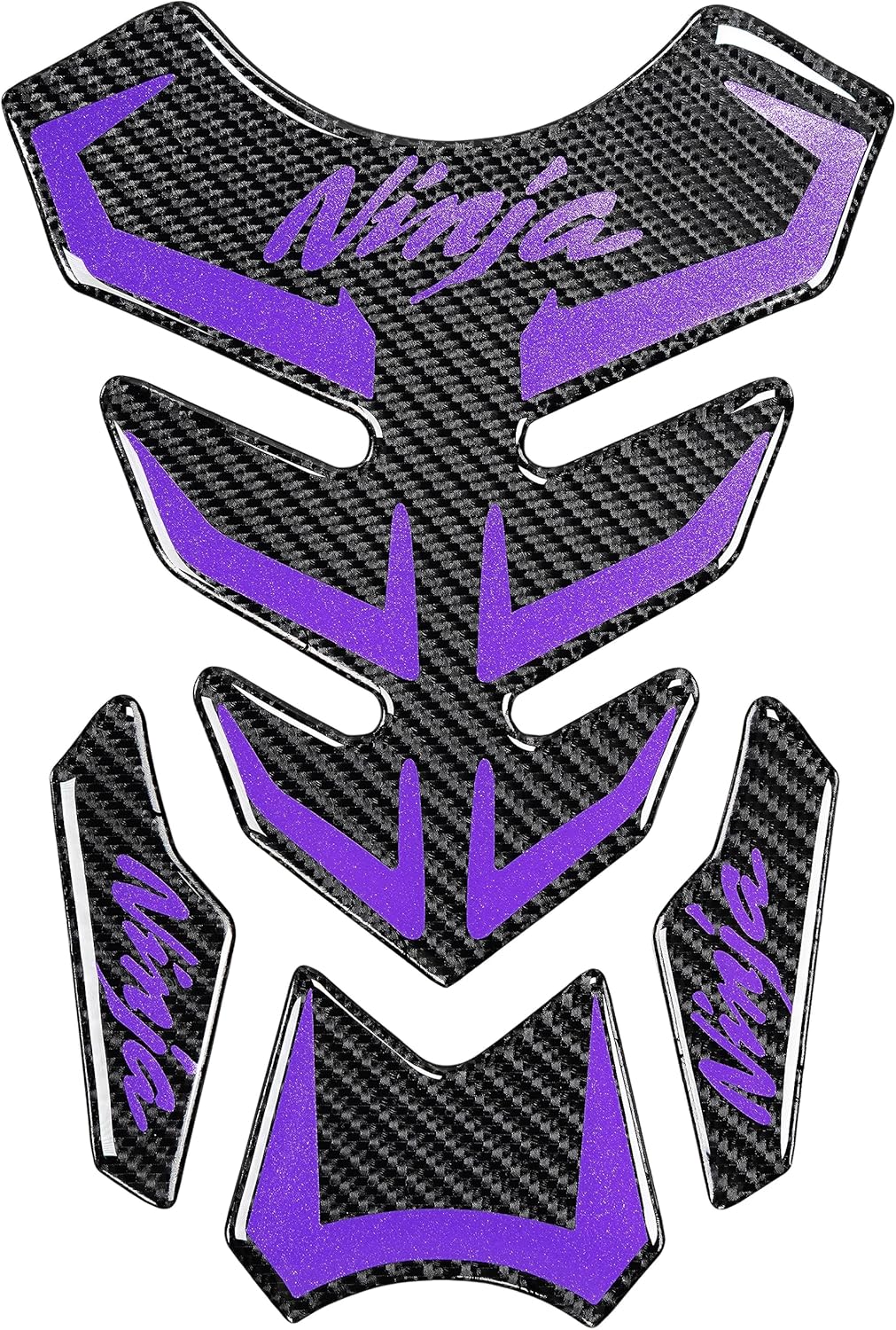 5D Real Carbon Fiber, Motorcycle Decal Vinyl Tank Protector, Tank Pad for Ninja 650 ZX636 ZX600 ZX-10R ZX14 ZX1400 ZX14R ABS 1000 ZX100, 2 Pcs Per Set(PURPLE) 5D Real Carbon Fiber, Motorcycle Decal Vinyl Tank Protector, Tank Pad for Ninja 650 ZX636 ZX600 ZX-10R ZX14 ZX1400 ZX14R ABS 1000 ZX100, 2 Pcs Per Set(PURPLE)