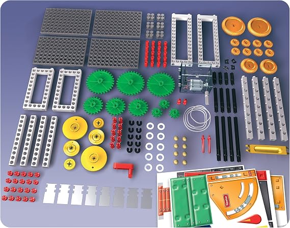 Thames & Kosmos Physics Workshop STEM Science Kit 38 Builds, 37 Experiments, 305 Pieces, Ages 8+, Gravity, Simple Machines, Gears, Pendulum, Centrifugal Force