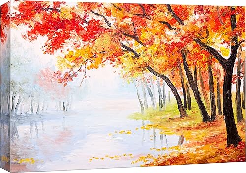 Miniatura 8 de WTD - Lienzo decorativo para pared, diseño de Giclee Flores de amapola