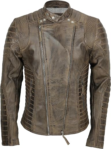 Vintage Designer Style Biker Jacket 
