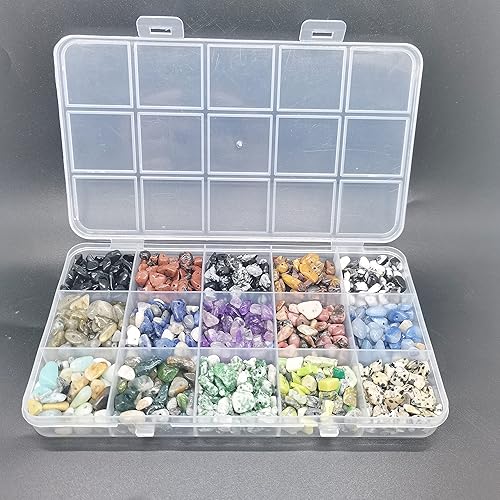 Miniatura 4 de Maonewque Cuentas de piedras preciosas para fabricación de joyas, cristales curativos engrentados, pulidos, cuentas de forma irregular trituradas