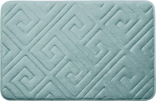 Bounce Comfort Caicos - Juego de 2 tapetes de baño de espuma viscoelástica extra gruesos con tecnología BounceComfort, 20 x 32 pulgadas, color