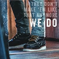 Vista 7 de Thorogood 1957 Series - Botas de trabajo impermeables con punta de acero de 8 pulgadas para hombres, cuero de grano completo con puntera de mocasín