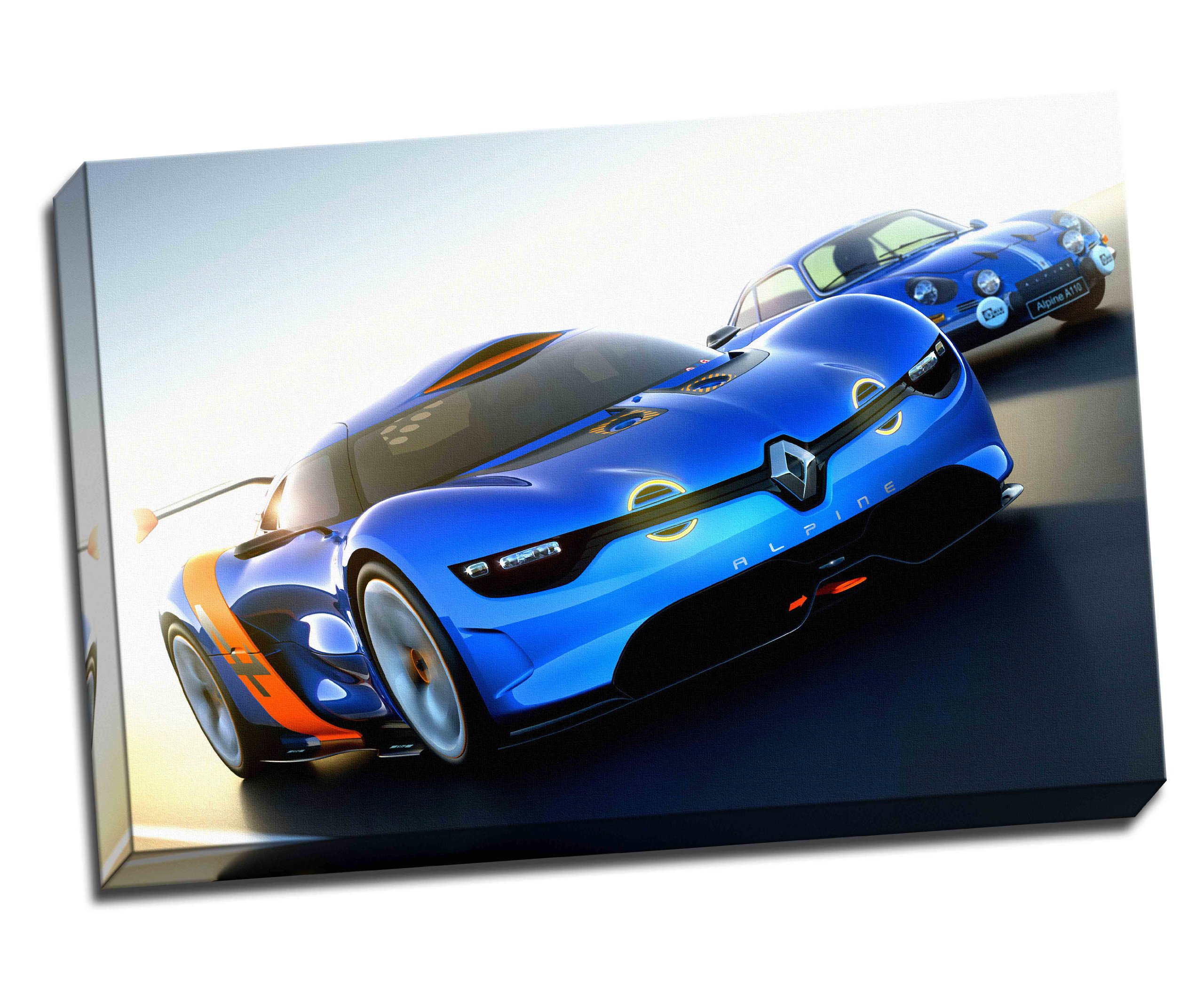 Toile Renault Alpine A110 50 Panther Print 76x50 cm pour salon