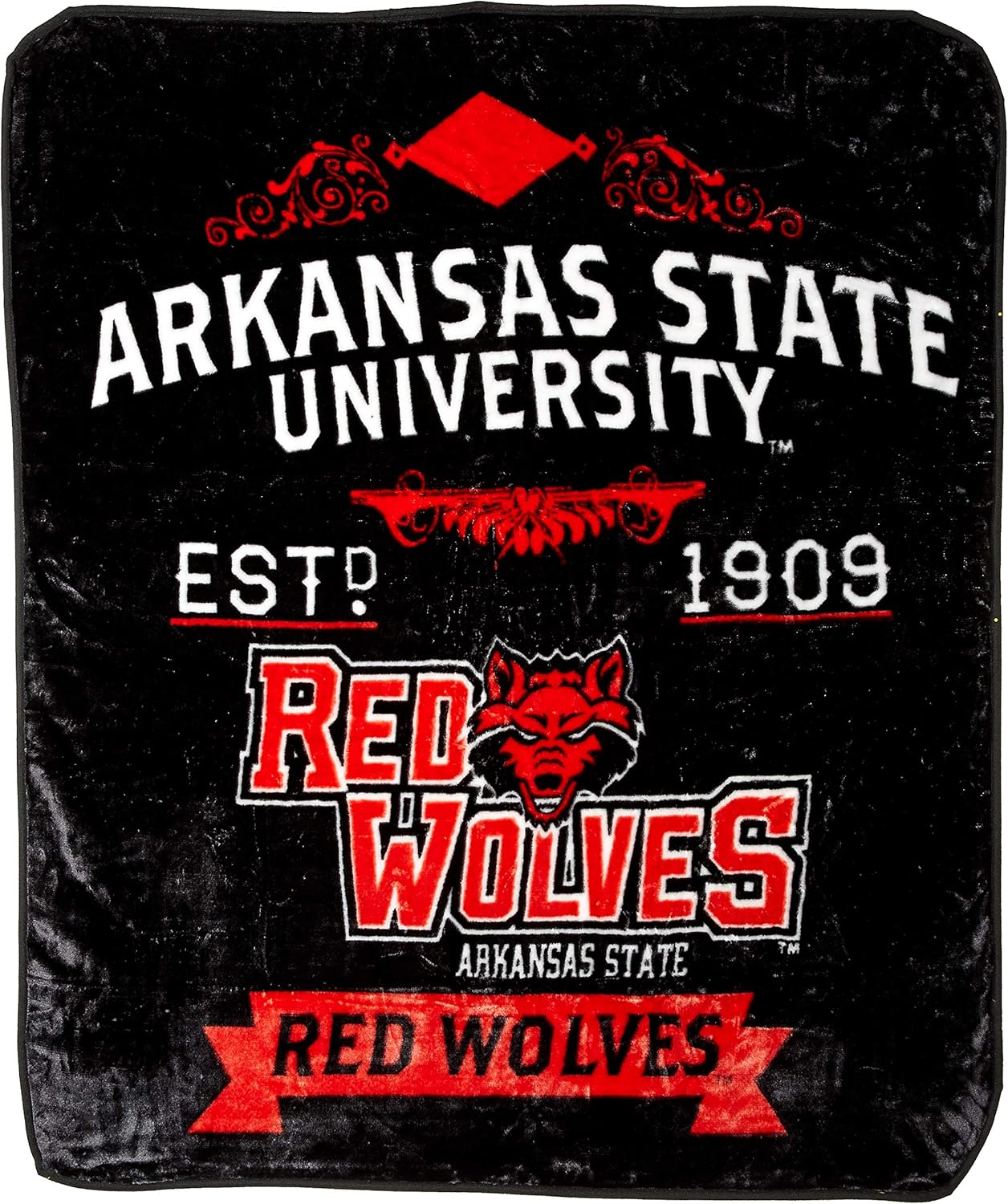 Amazon Com Miami Redhawks Label Raschel Throw Blanket 50 X 60 Sports Outdoors