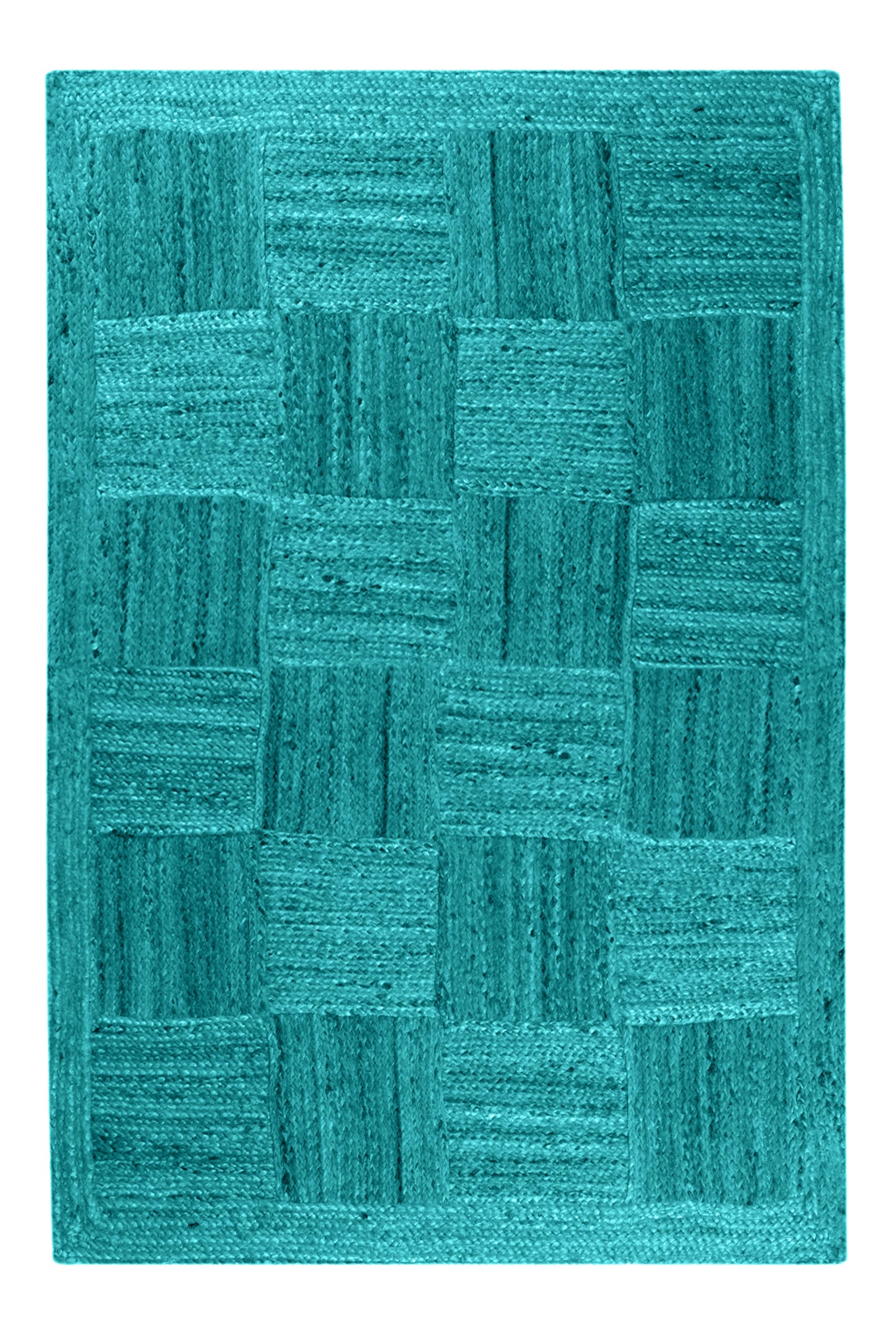 Tapis tissé à plat ultra résistant en jute naturelle pour zone de passage