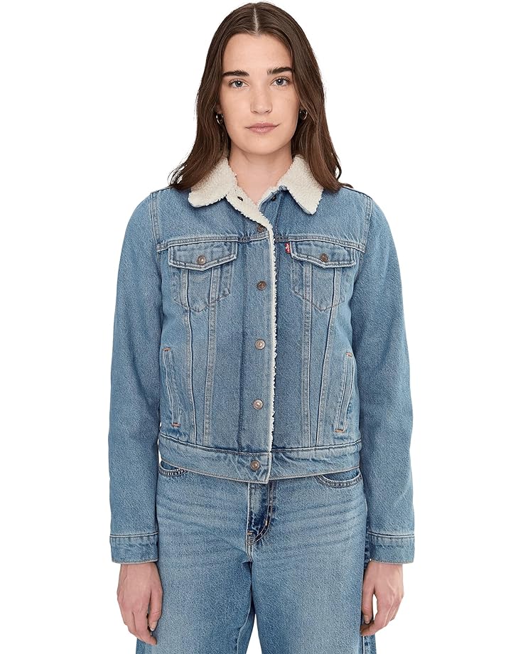 Levi's® Womens Original Sherpa Trucker Jacket - Main View