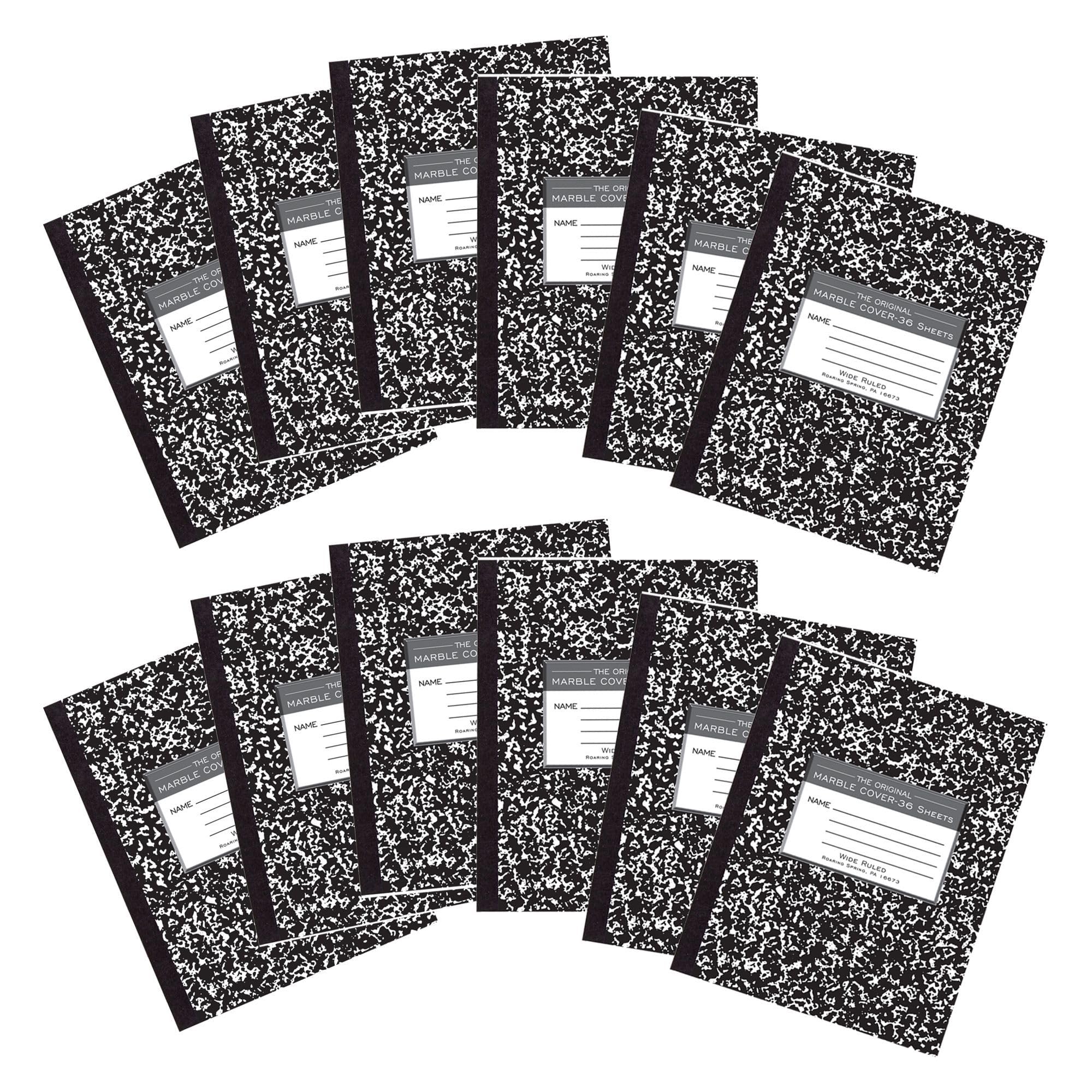 Cahier de composition Roaring Spring à larges lignes lot de 12 - 6