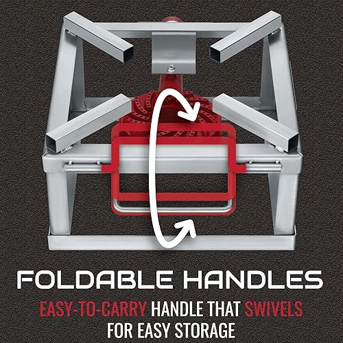 Miniatura 5 de CONCORD 12" THE BLOCK BURNER in Stainless Steel. Single Propane Outdoor Burner. 100,000 BTU Great for Home Brewing, Camping, Tailgating, and More!