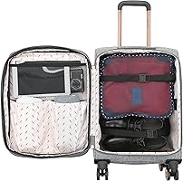 Amazon.com | kensie Hudson Softside 3-Piece Spinner Luggage Set