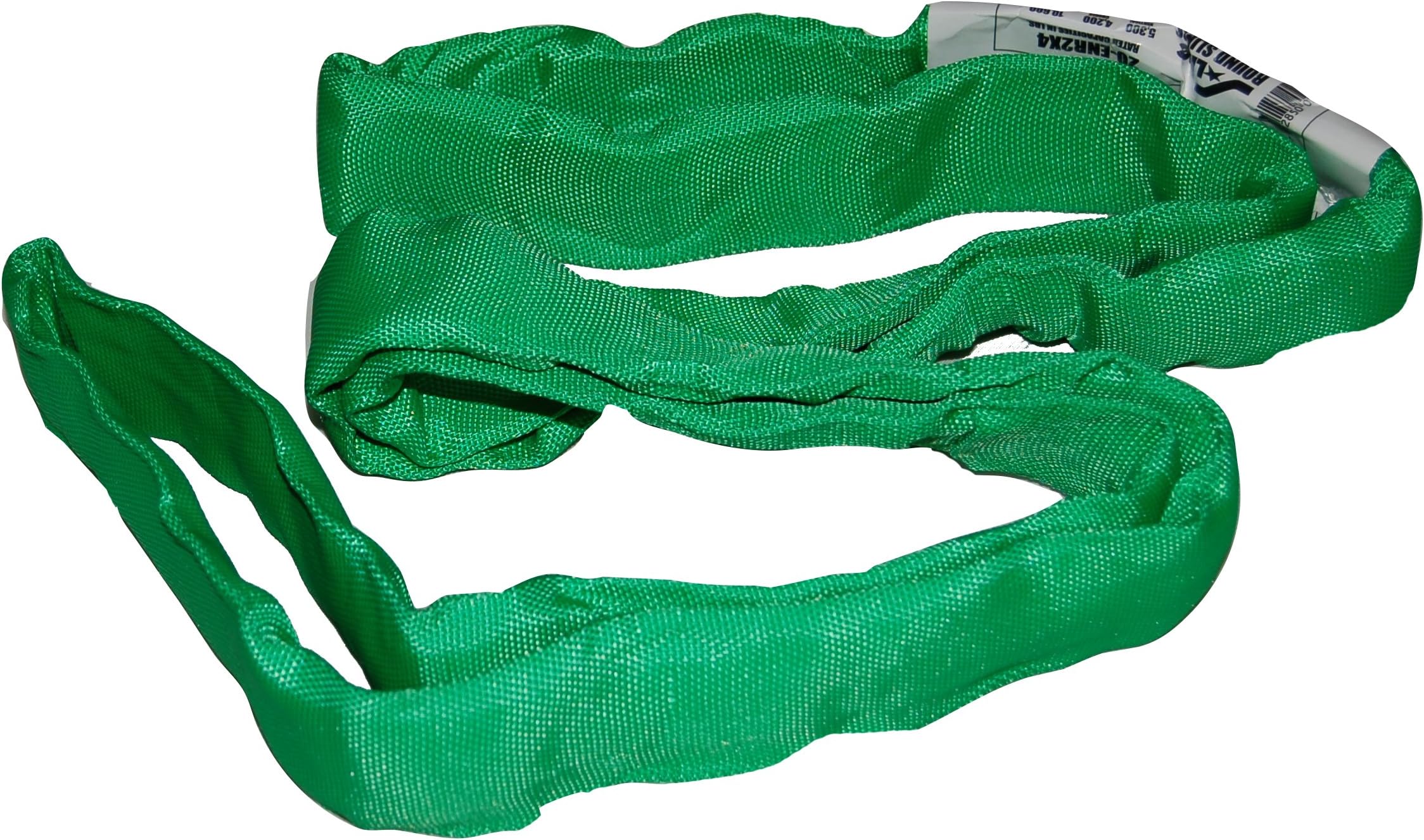 AncraS-Line 20-ENR2X4 Lifting Sling, 2-Inch by 4-Foot, Endless Round Sling, Green