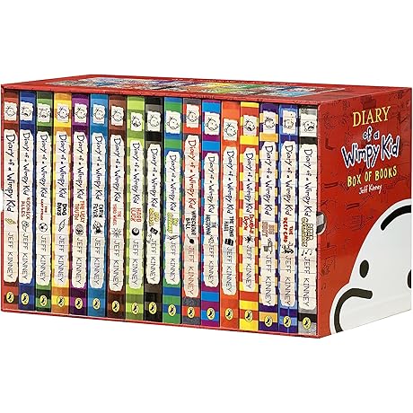 The Complete Diary of a Wimpy Kid Collection: Box of Books 1-18 Paperback Edition Boxset
