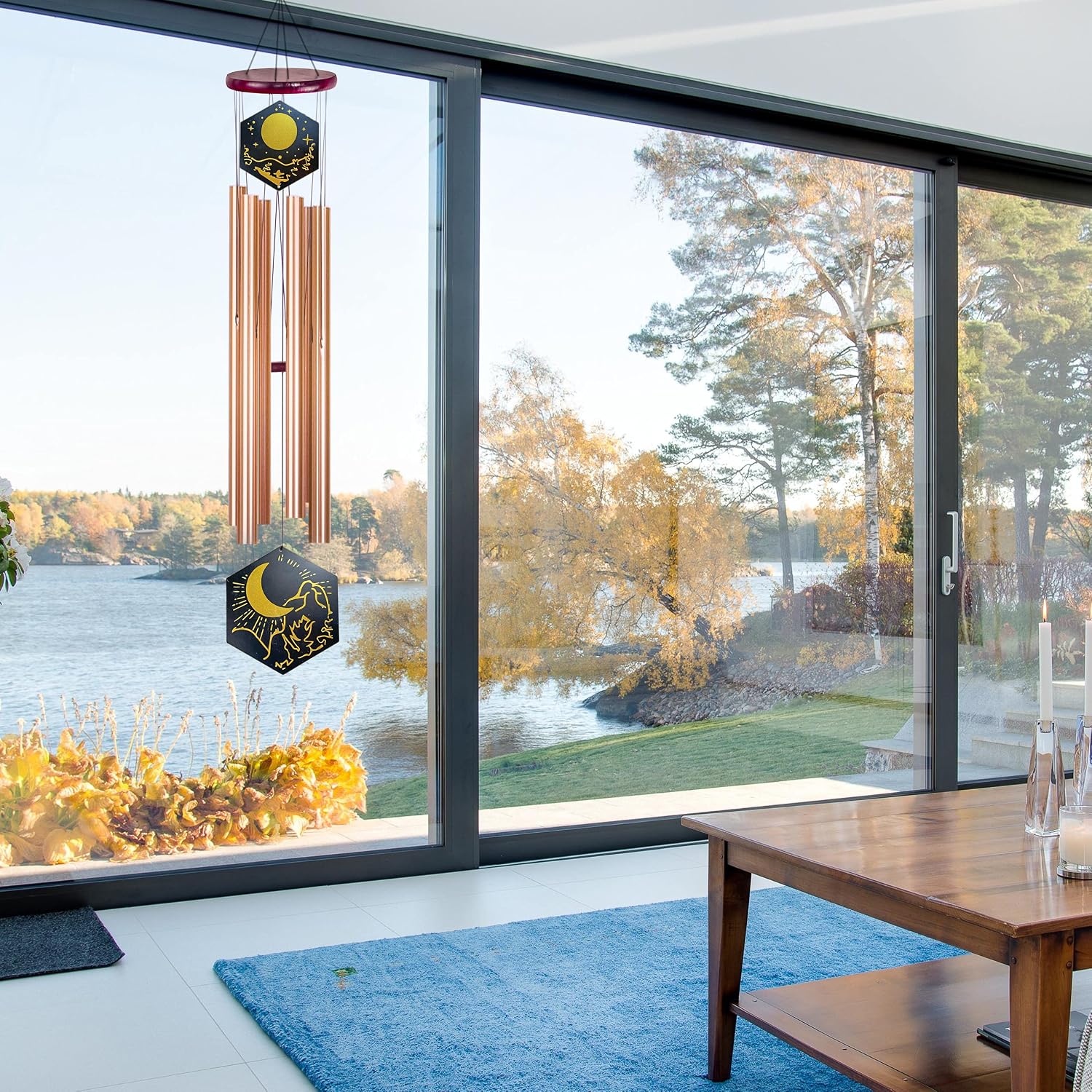 SEMEDOYO 48” Large Wind Chimes Outdoor with Deep Tone, 48-Inch Wind Chimes,Great Gift for Outside Decoration Patio, Porch, Garden and Backyard.