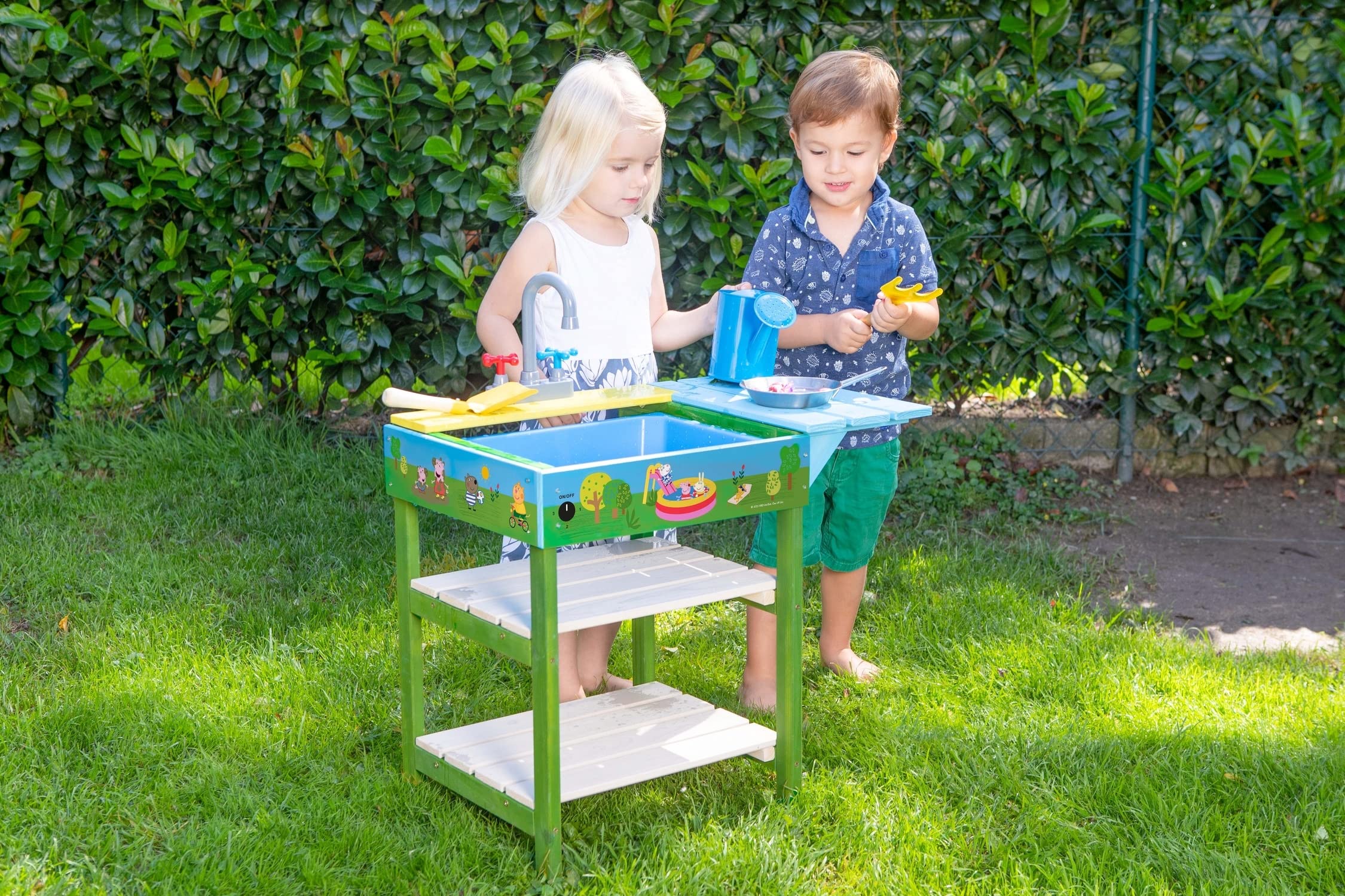 John 41129 Peppa Pig Matschküche, Mehrfarbig