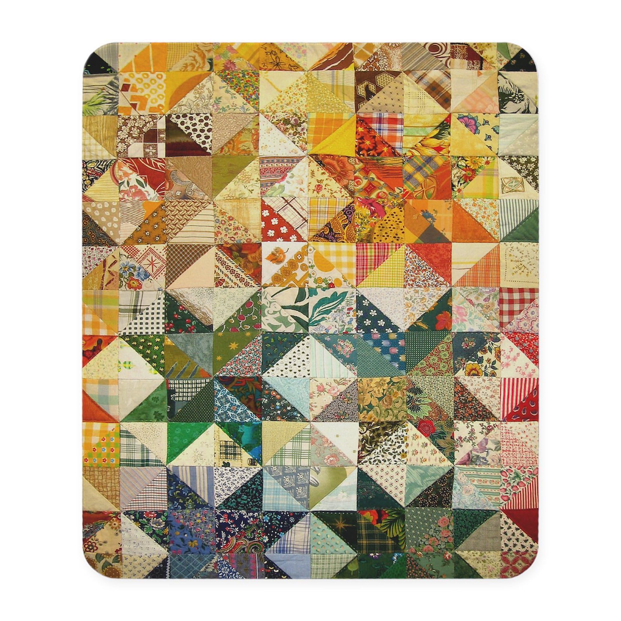 CafePress Fun Patchwork Quilt Mousepad Non-Slip Rubber Gaming Mousepad