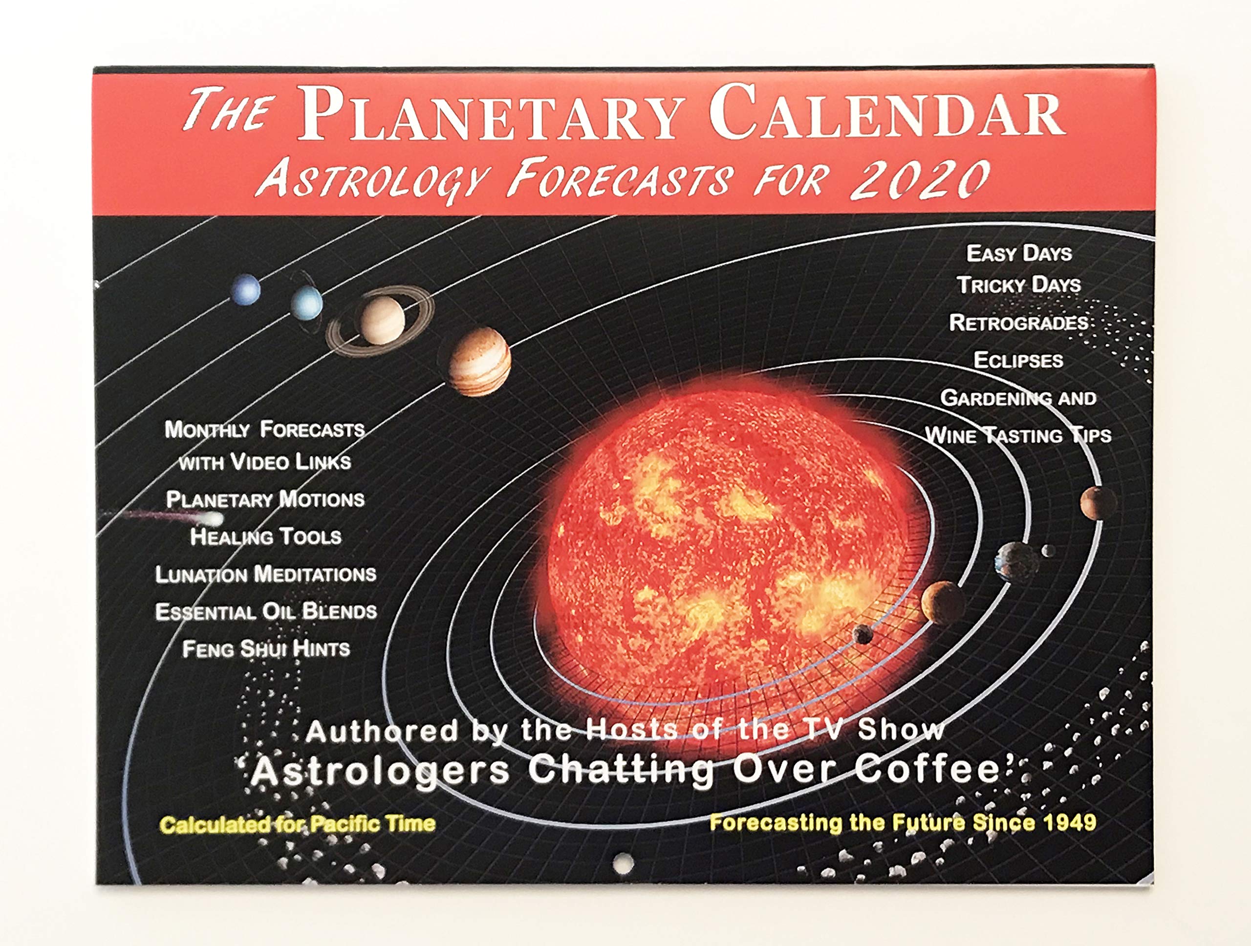 2020 Planetary Calendar Extra Large Wall Size with Astrology Forecasts