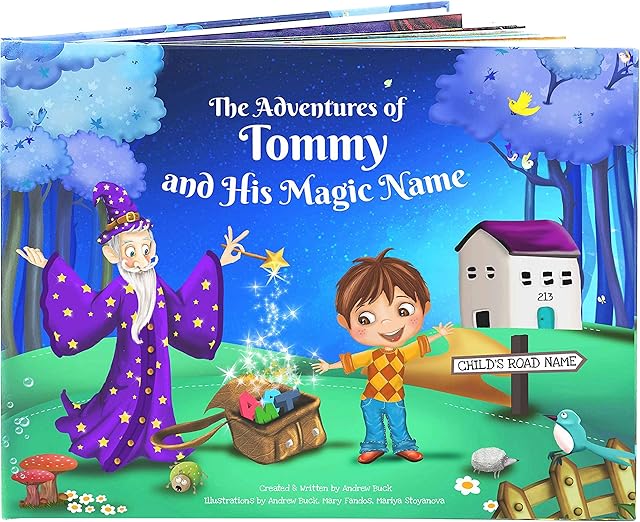 Personalised Children's Story Book - A Magical Bedtime Story Created Using The Letters from The Child's Name