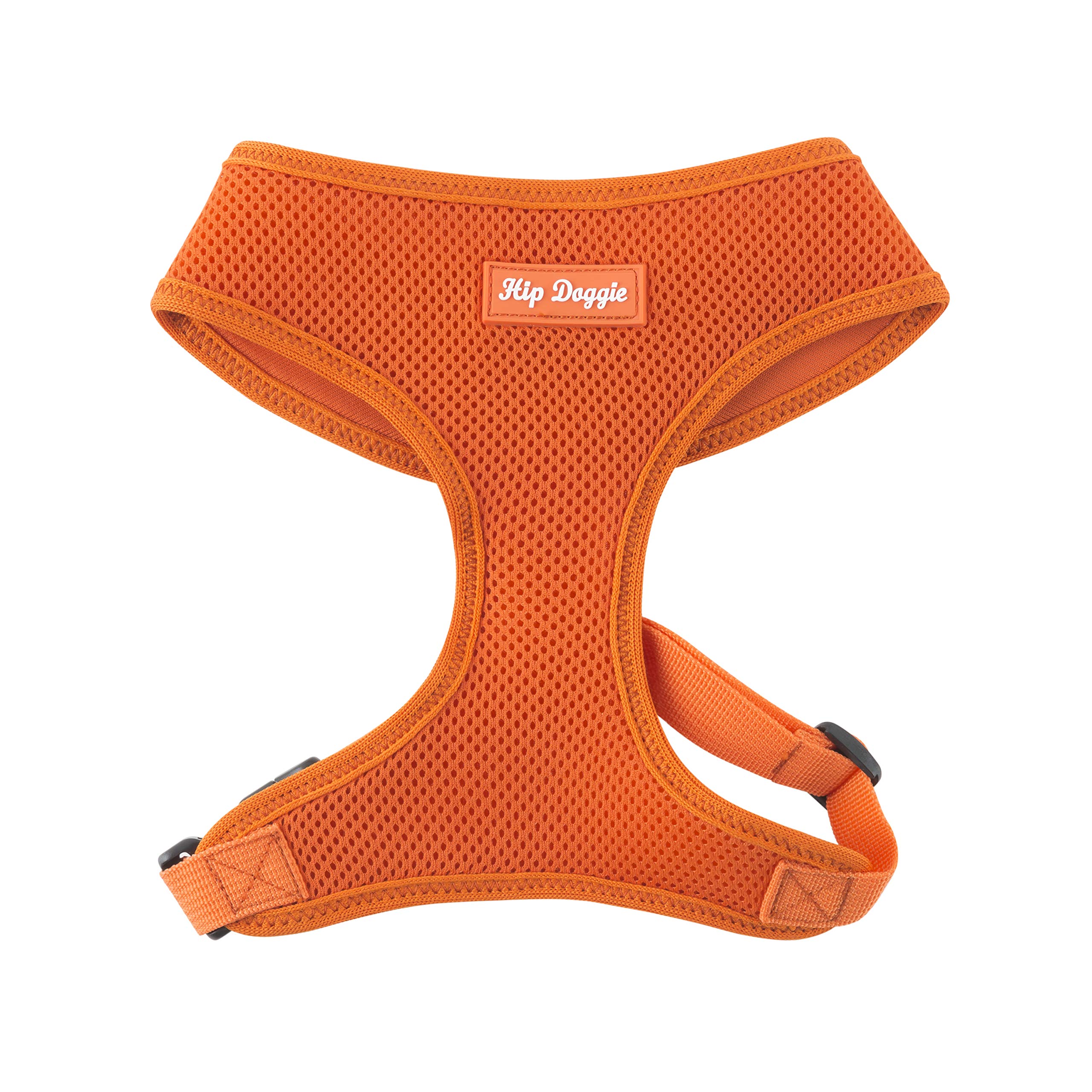 Hip Doggie HD-6PMHOR Ultra Comfort Harness Vest Hundegeschirr, XL, Orange