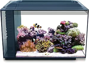 Fluval Evo XII Saltwater Aquarium Kit, 13.5 Gal. – Saltwater Fish Tank with Reef-Capable LED, Efficient 3-Stage Filtration and Seamlessly Integrated Hardware