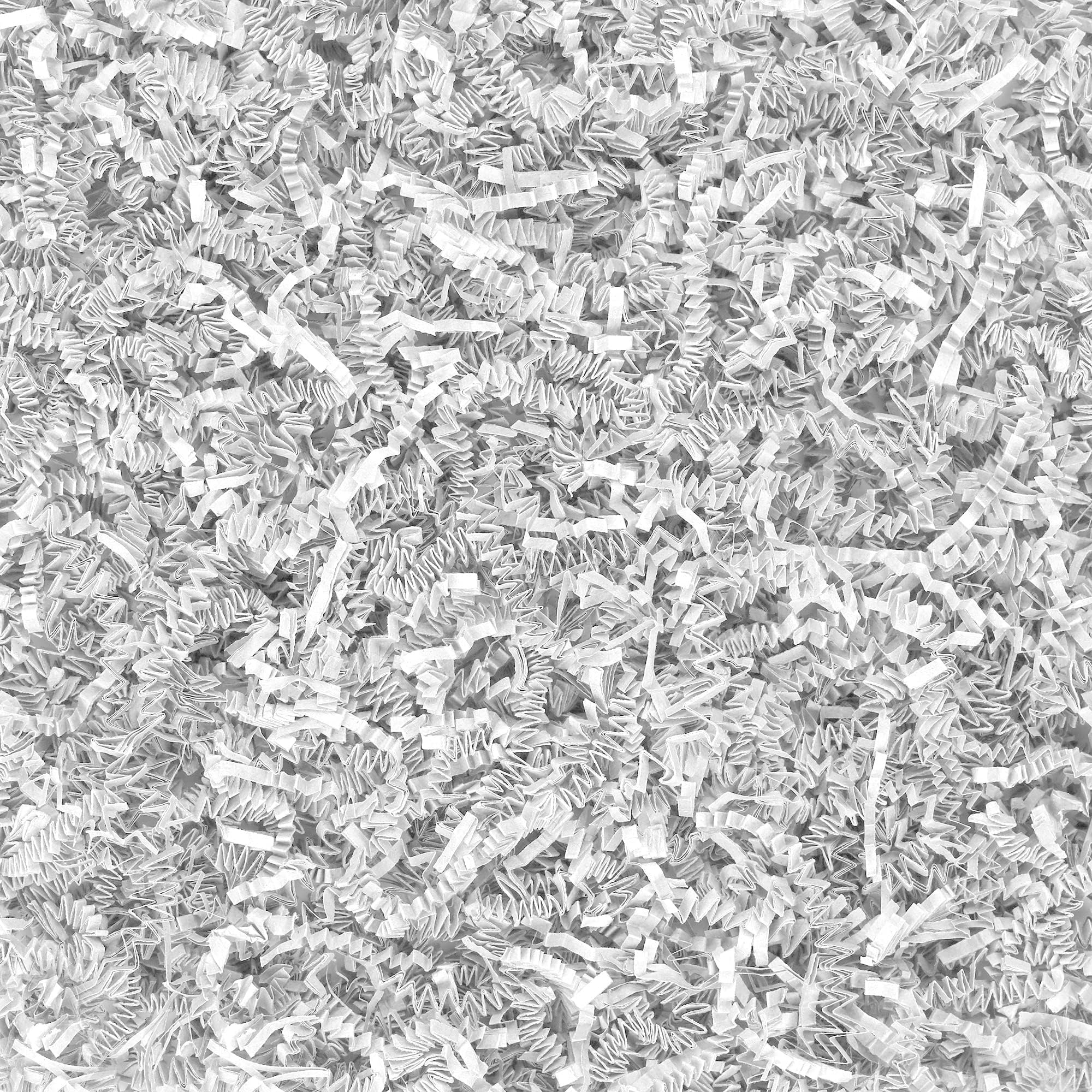 Rupert and Jeoffrey's Trading Co. Crinkle Cut Paper Shred Filler for Gift Baskets (2 Lb, White)