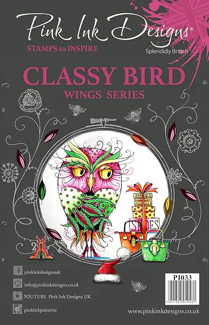 Pink Ink Designs Clear Stamp-Classy Bird, A5