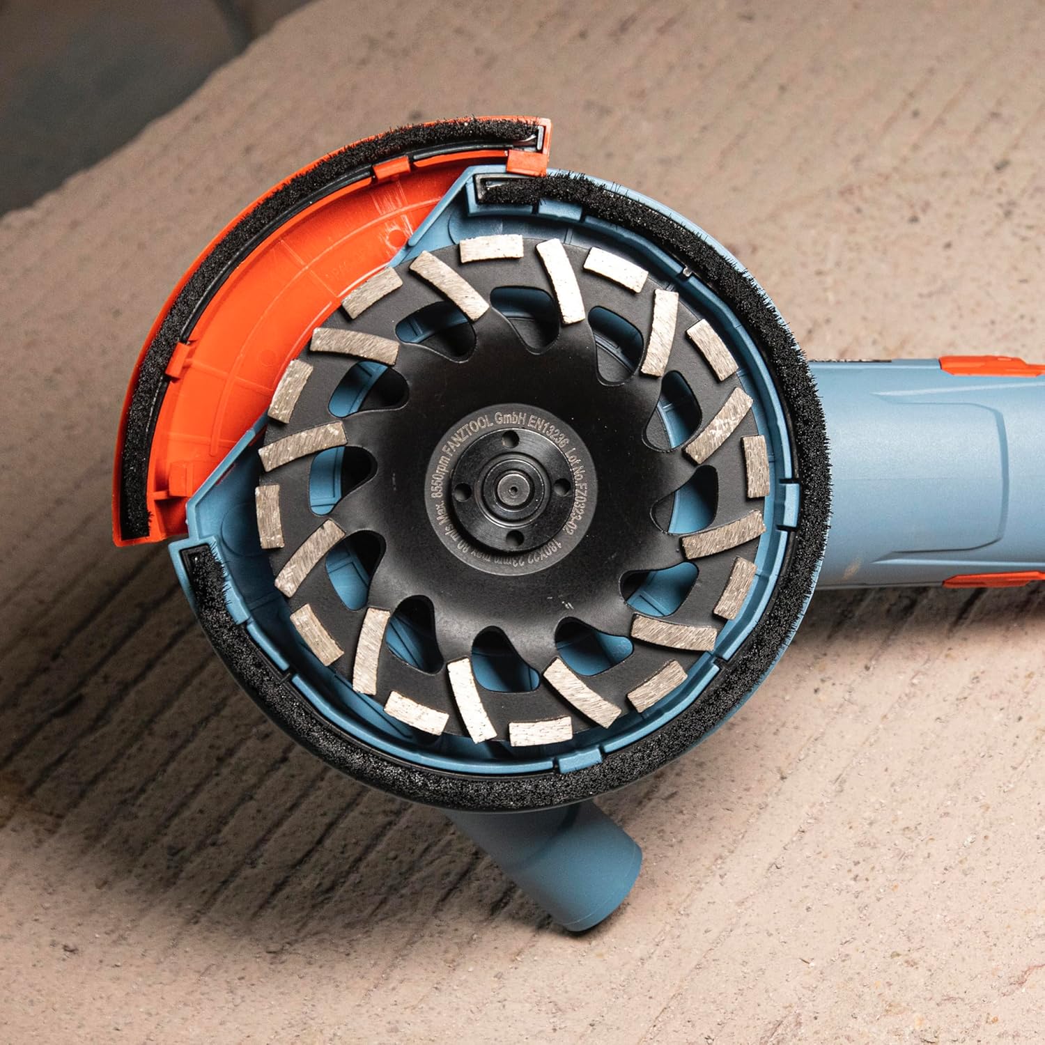 Wohenhao 7" Diamond Grinding Wheels for Concrete or Masonry, 24 Turbo Segments, Angle Grinder Wheel Cup 180 * 22.2MM