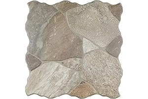 Merola Tile Canet Gris 17" x 17" Porcelain Floor and Wall Tile