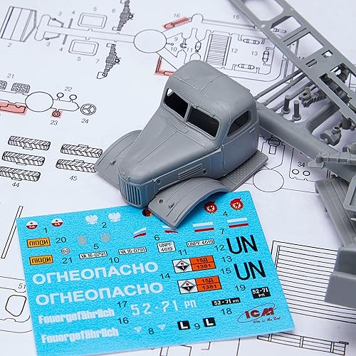 Miniatura 3 de ICM Models Kit de construcción de camiones del ejército ZiL-157