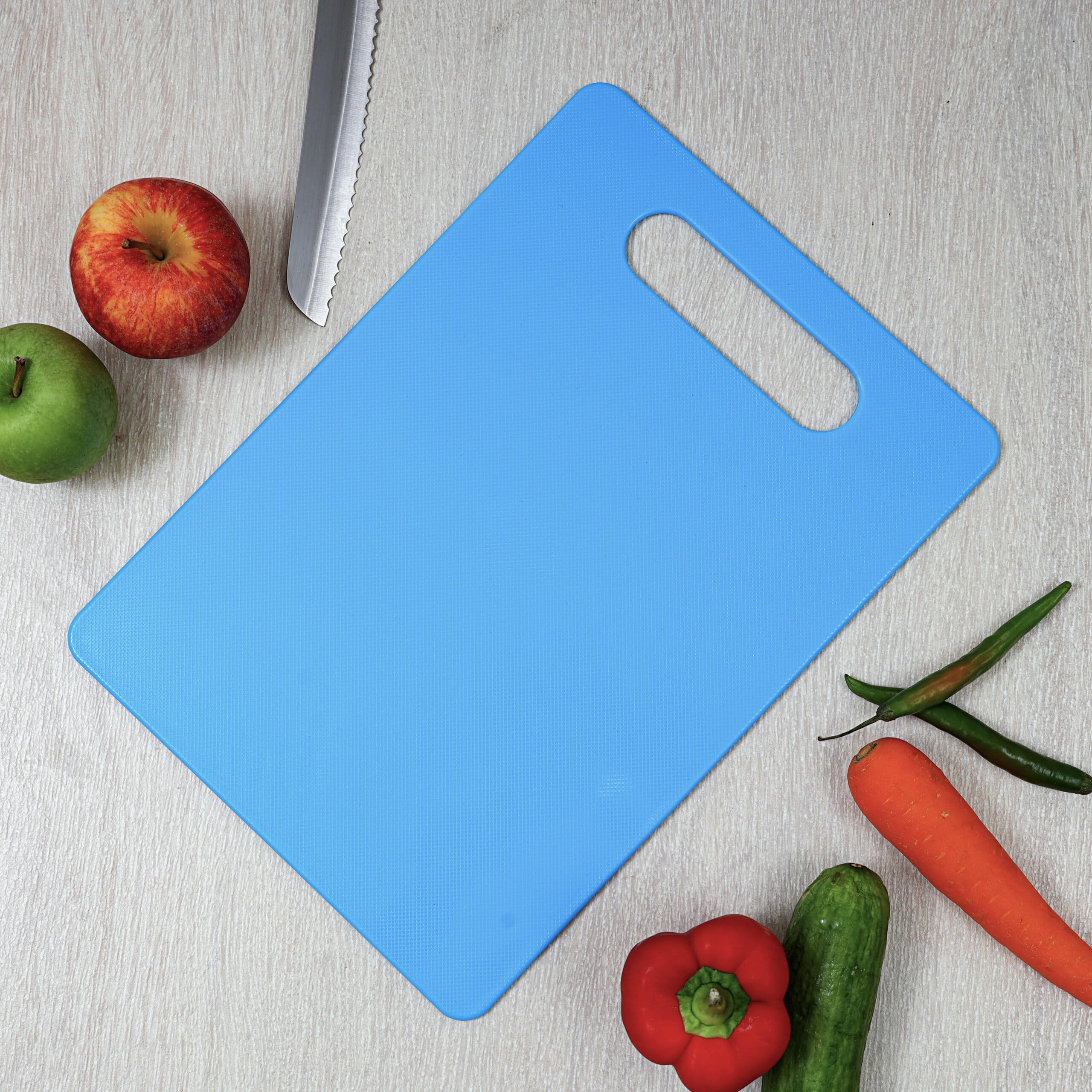 Dura Living Juego de 2 tablas de cortar de bambú y poliéster, tablas de cortar de bambú ecológicas y duraderas para carne, verduras y queso, doble textura, aptas para cuchillos, fácil de limpiar