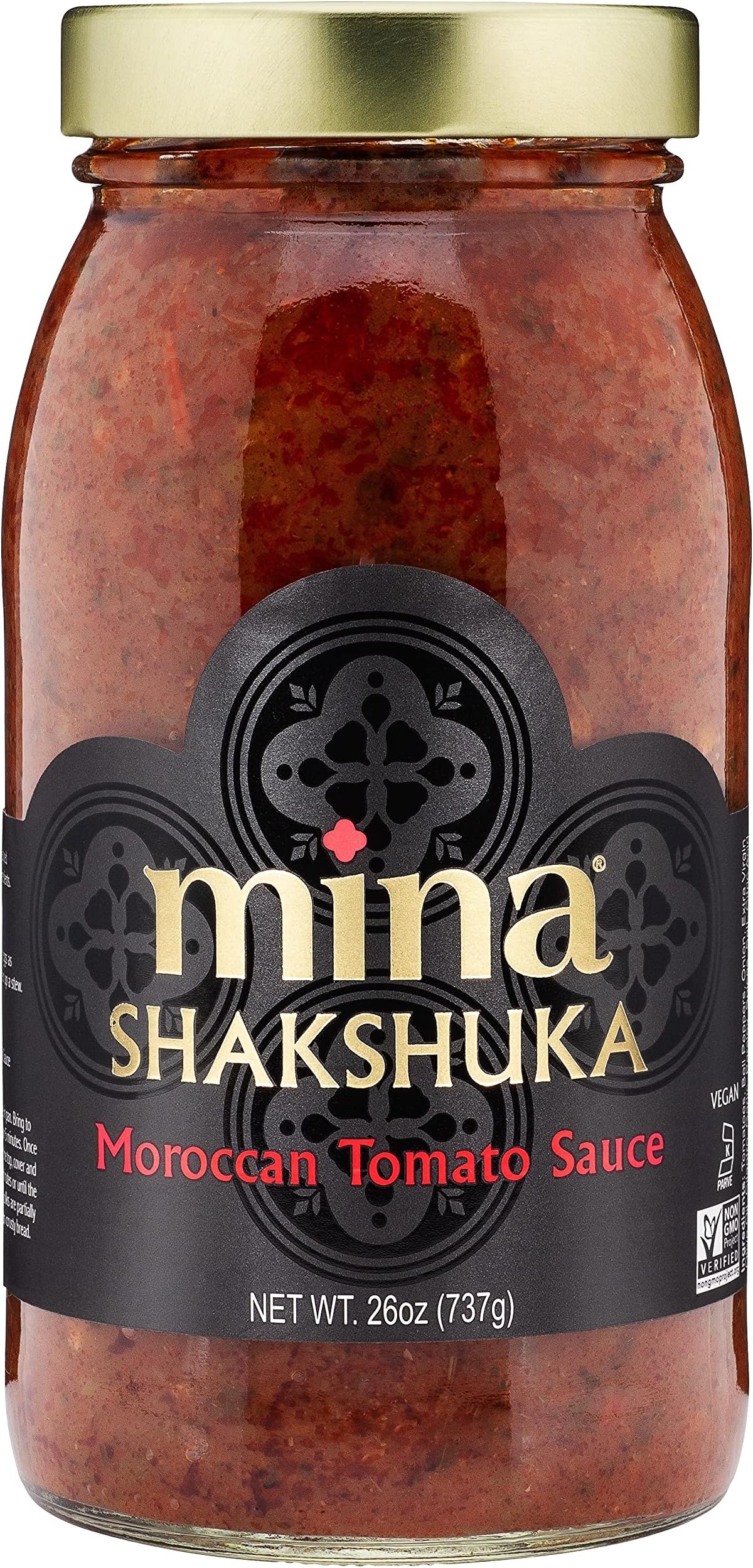 Shakshuka Sauce, Moroccan Tomato Sauce, 26 Oz Sugar Free Sauce, Keto Friendly, Perfect to Use as Pasta Sauce and Simmer Sauce, Delicious with Eggs, Pizza, Sandwiches, and More