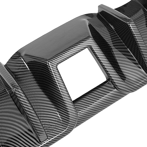 Miniatura 5 de HECASA Difusor Trasero Labio de Parachoques Compatible con Nissan 370Z Z34 Cupé 2009-2020 Modelo de 2 Puertas Estilo Aleta de Tiburón Alerón Trasero