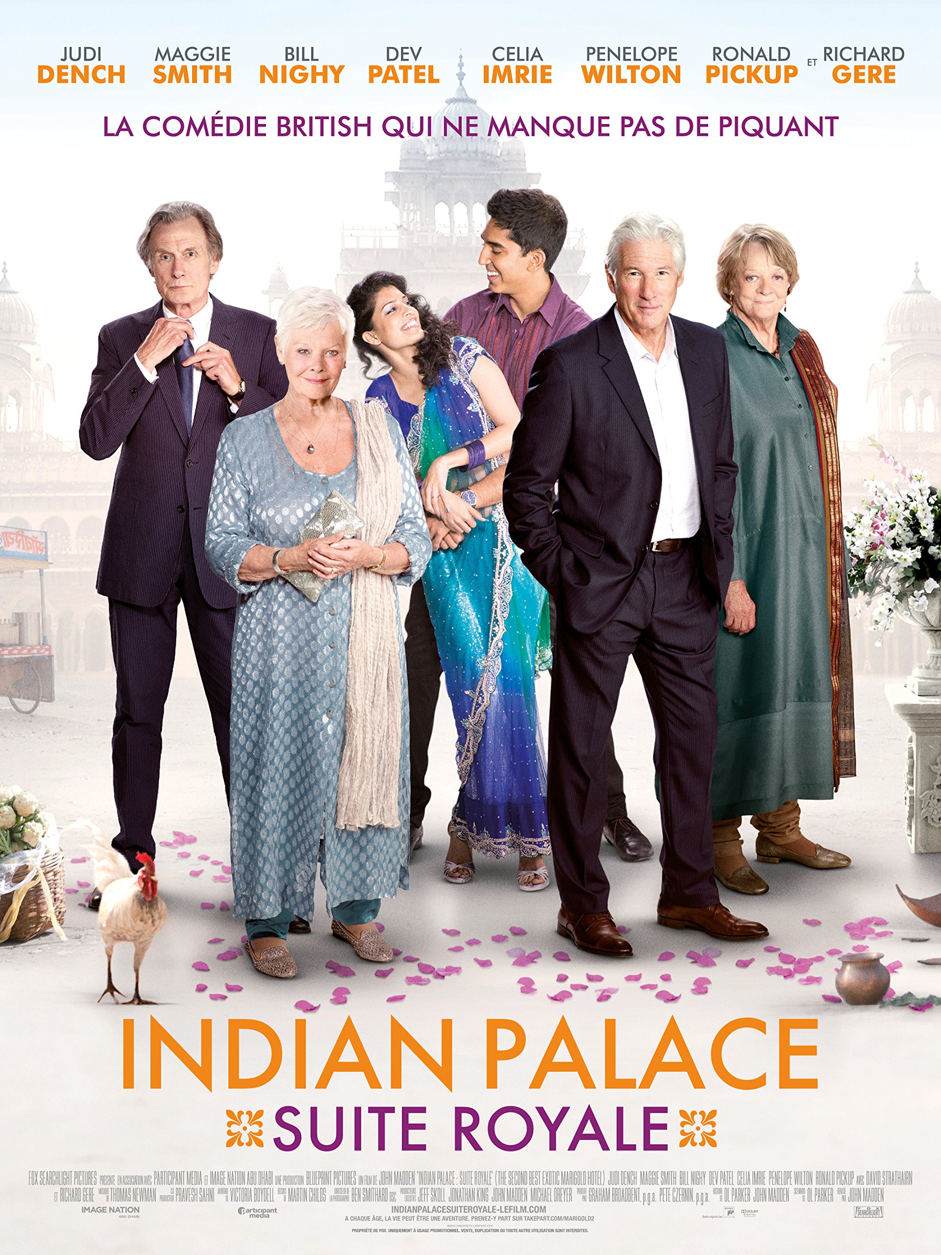 Affiche de cinéma Indian Palace Suite Royale 2015 grand format