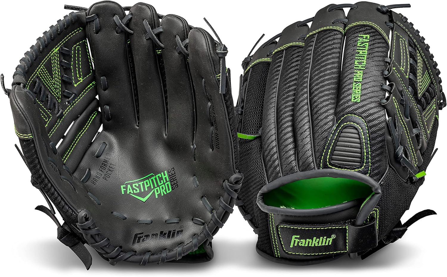 Franklin Sports Fastpitch Pro Series Softball Gloves – Right or Left Hand Throw – Adult and Youth Sizes – 11in, 11.5in, 12in, 12.5in and 13in Size Mitts Franklin Sports Fastpitch Pro Series Softball Gloves – Right or Left Hand Throw – Adult and Youth Sizes – 11in, 11.5in, 12in, 12.5in and 13in Size Mitts